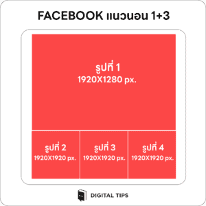 อัลบั้มรูปแนวนอน 1+3