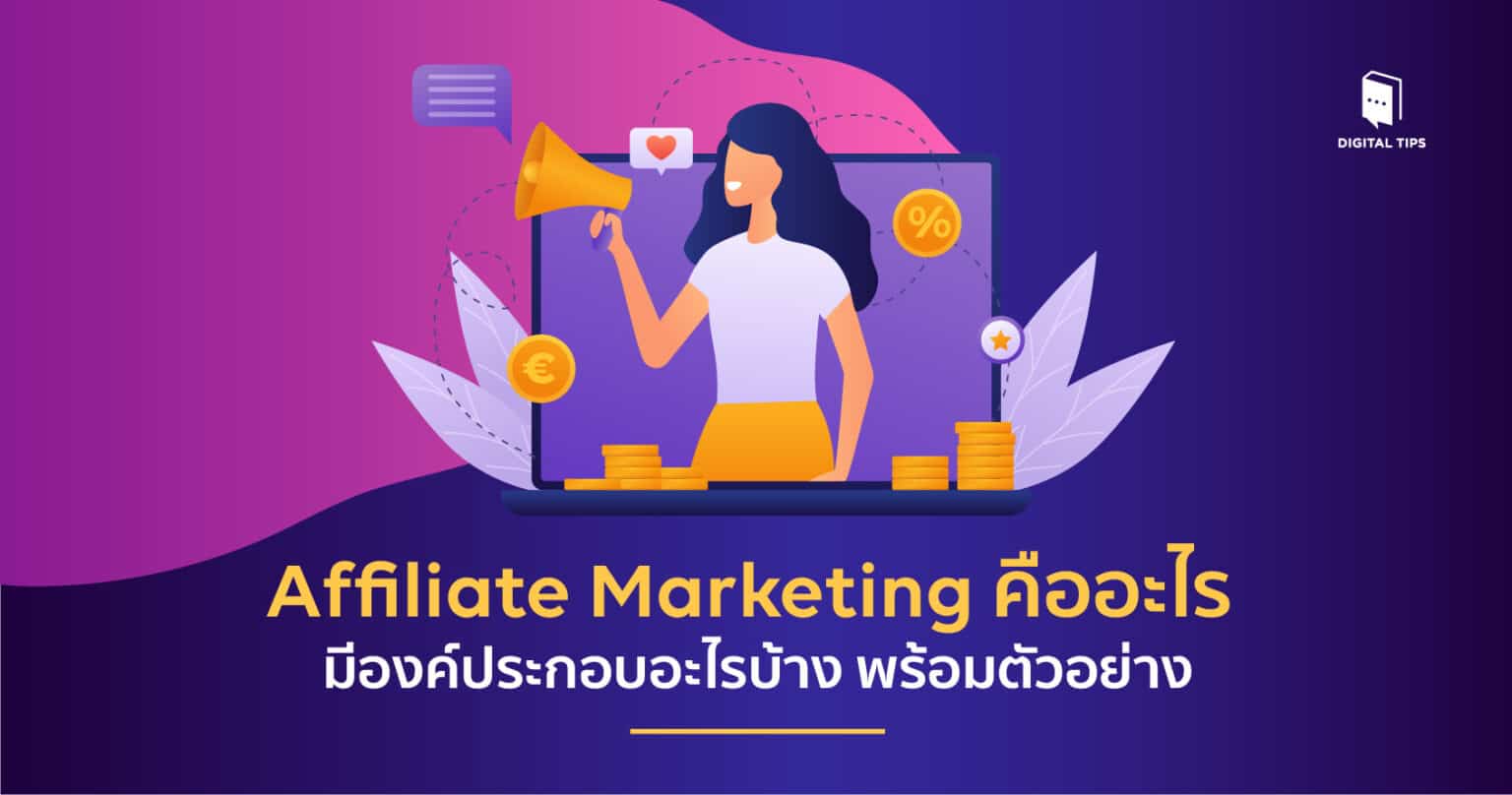 Affiliate Marketing คืออะไร มีองค์ประกอบอะไรบ้าง พร้อมตัวอย่าง