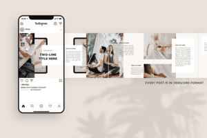 ดีไซน์โพสต์แบบสไลด์ไว้ปรับใช้กับแผน Instagram Marketing