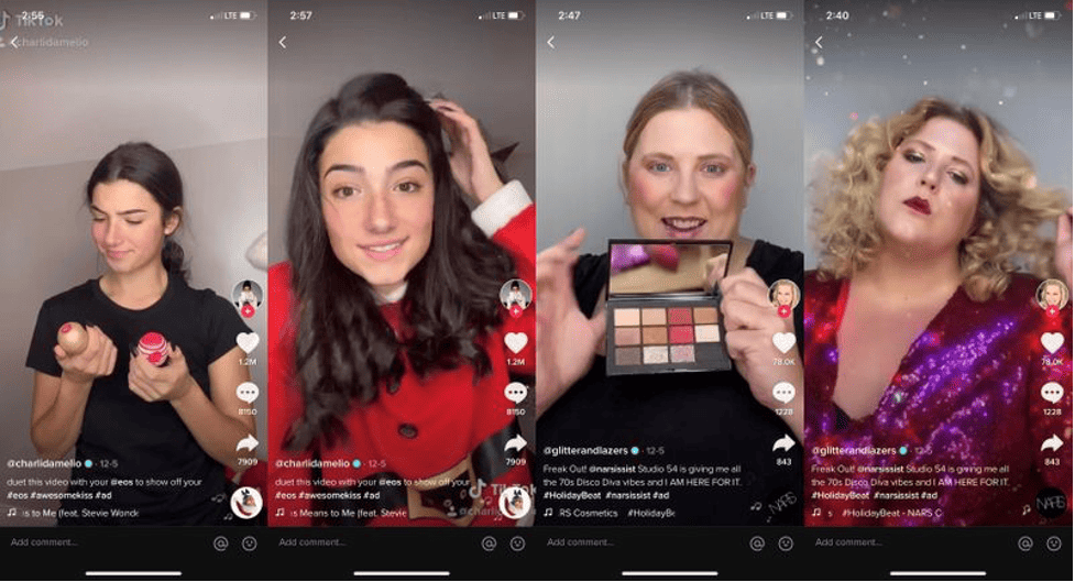 Influencers ช่วยสร้างคอนเทนต์ขายของใน TikTok