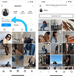 กลยุทธ์ Instagram Marketing ด้วยการติดลิงก์ใน Bio