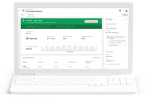 ตัวอย่าง Interface Google Optimize ที่มี A/B testing ให้ใช้งาน
