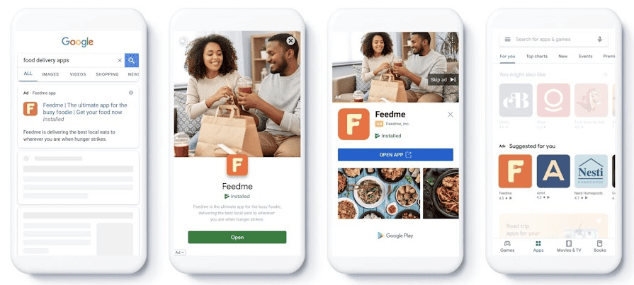 รูปแบบ Google Ads - Google App Campaign