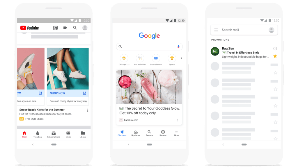 รูปแบบ Google Ads - Google Discovery Ads