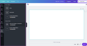 การจัด Folders บน Canva