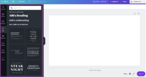 การเพิ่ม Text บน Canva