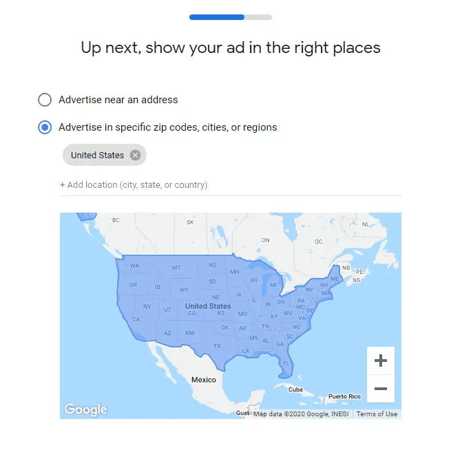 สร้างโฆษณา Google Ads - เลือก Target Audience