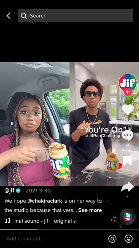 Tiktok - Duet Example