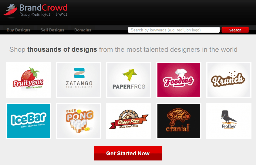 AI ออกแบบโลโก้ - BrandCrowd