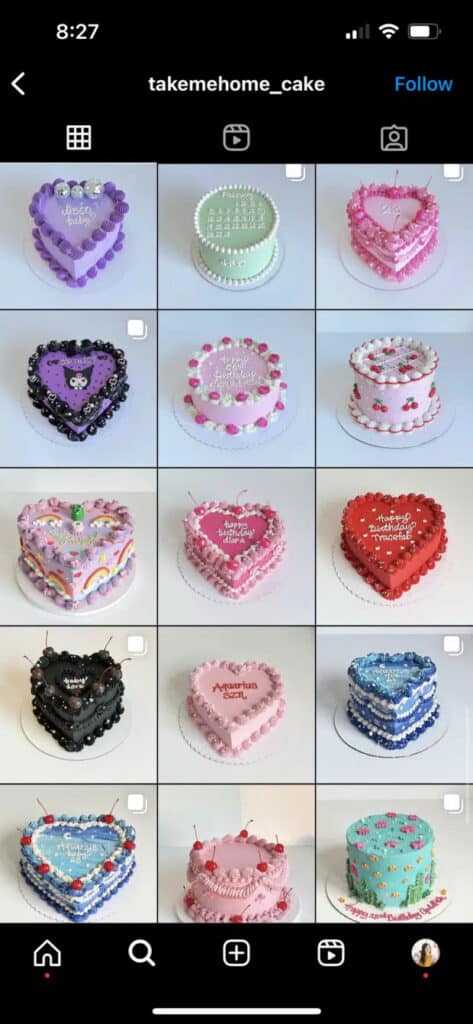 Instagram Grid - ทำซ้ำ
