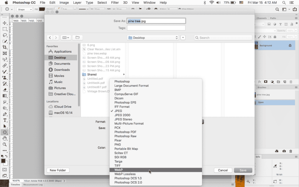 วิธีสร้าง WEBP File