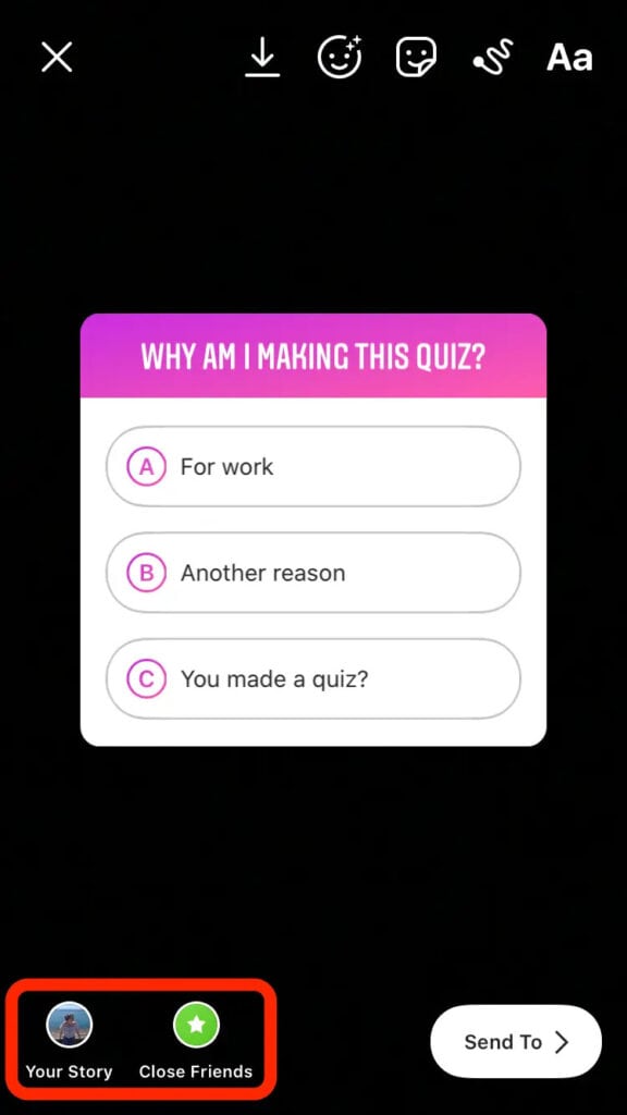 IG Stories - Quiz