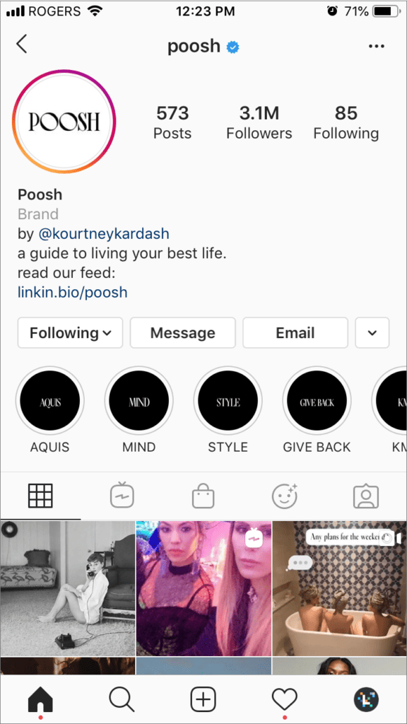 Instagram Bio
