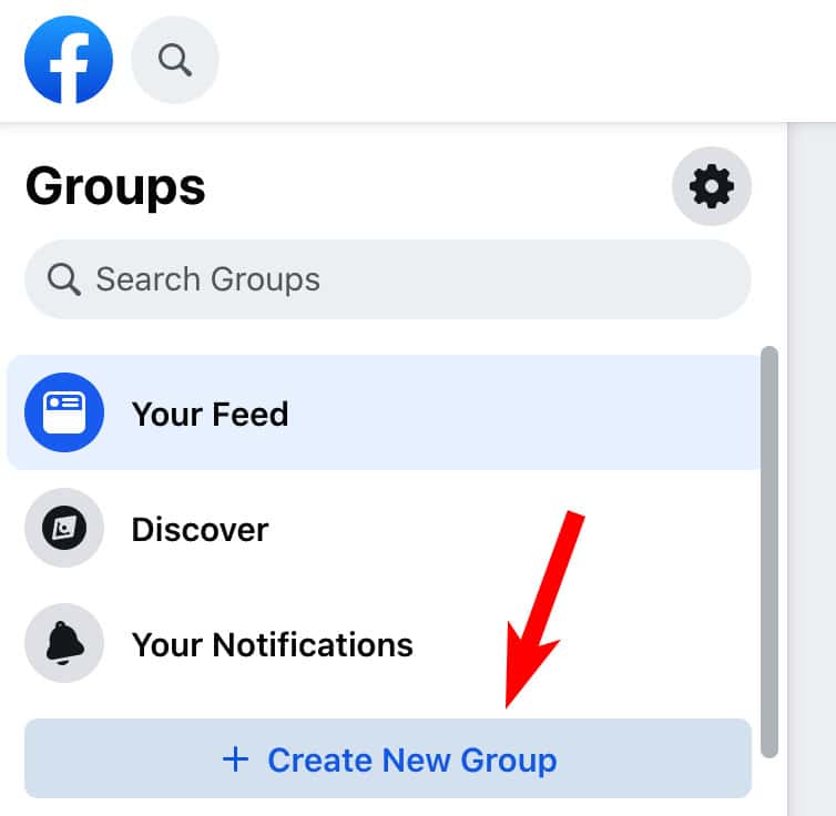 วิธีสร้างกลุ่ม Facebook - Create New Group