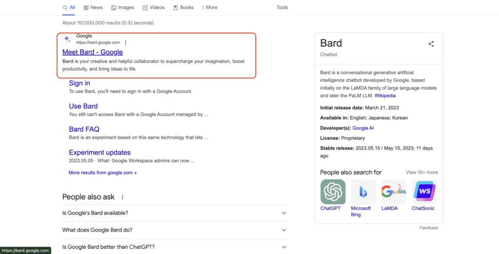 วิธีใช้ Google Bard - Login