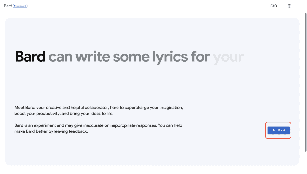 วิธีใช้ Google Bard - Try Bard