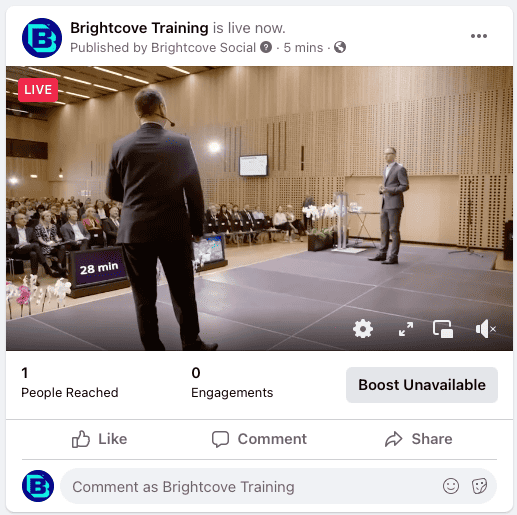 Facebook Live Event