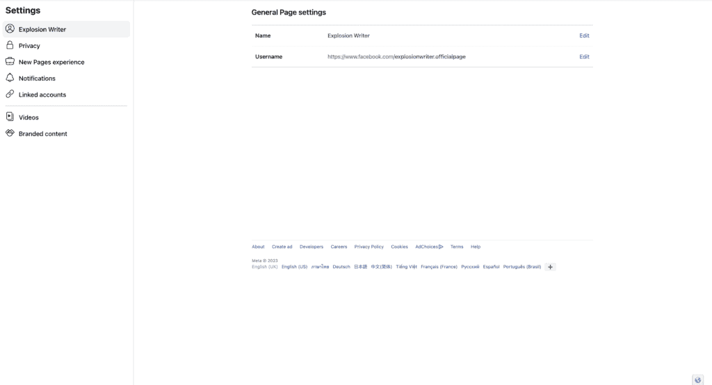 Optimize Facebook - URL Check