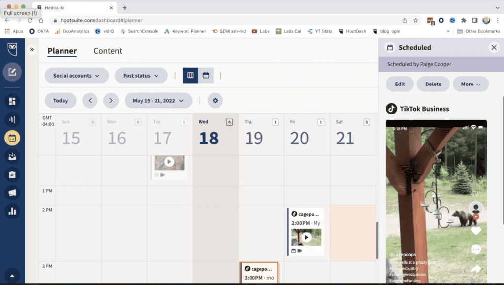 TikTok Planner