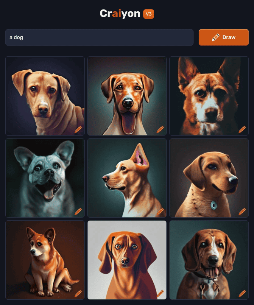 AI วาดรูป - Craiyon - ตัวอย่างภาพ