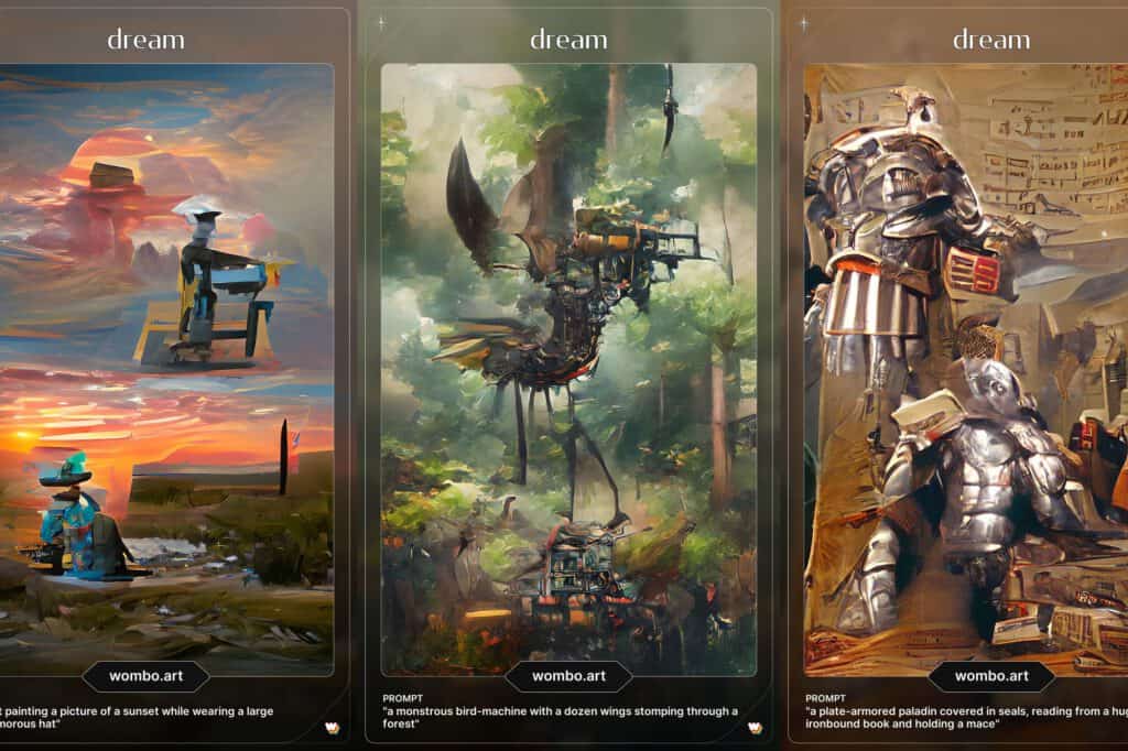 AI วาดรูป - WOMBO - ตัวอย่างภาพ