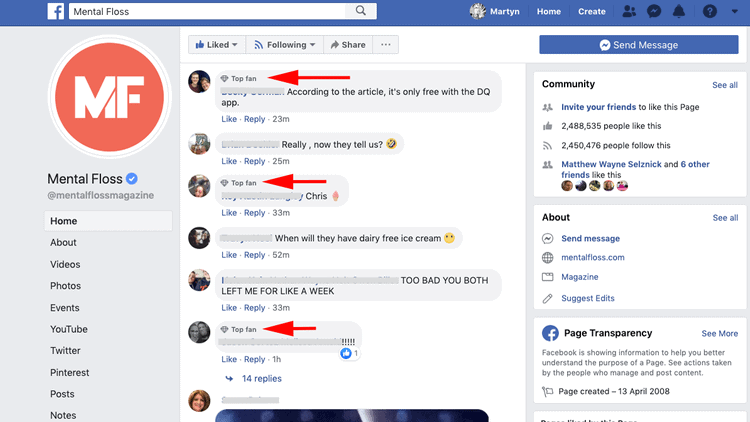 แฟนตัวยง Facebook