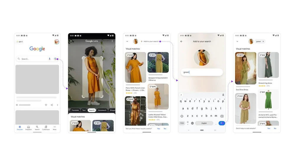 Google Lens หาสิ่งที่คล้ายกัน