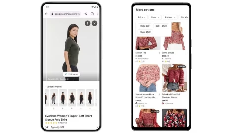 Google Shopping Tools - Try It On