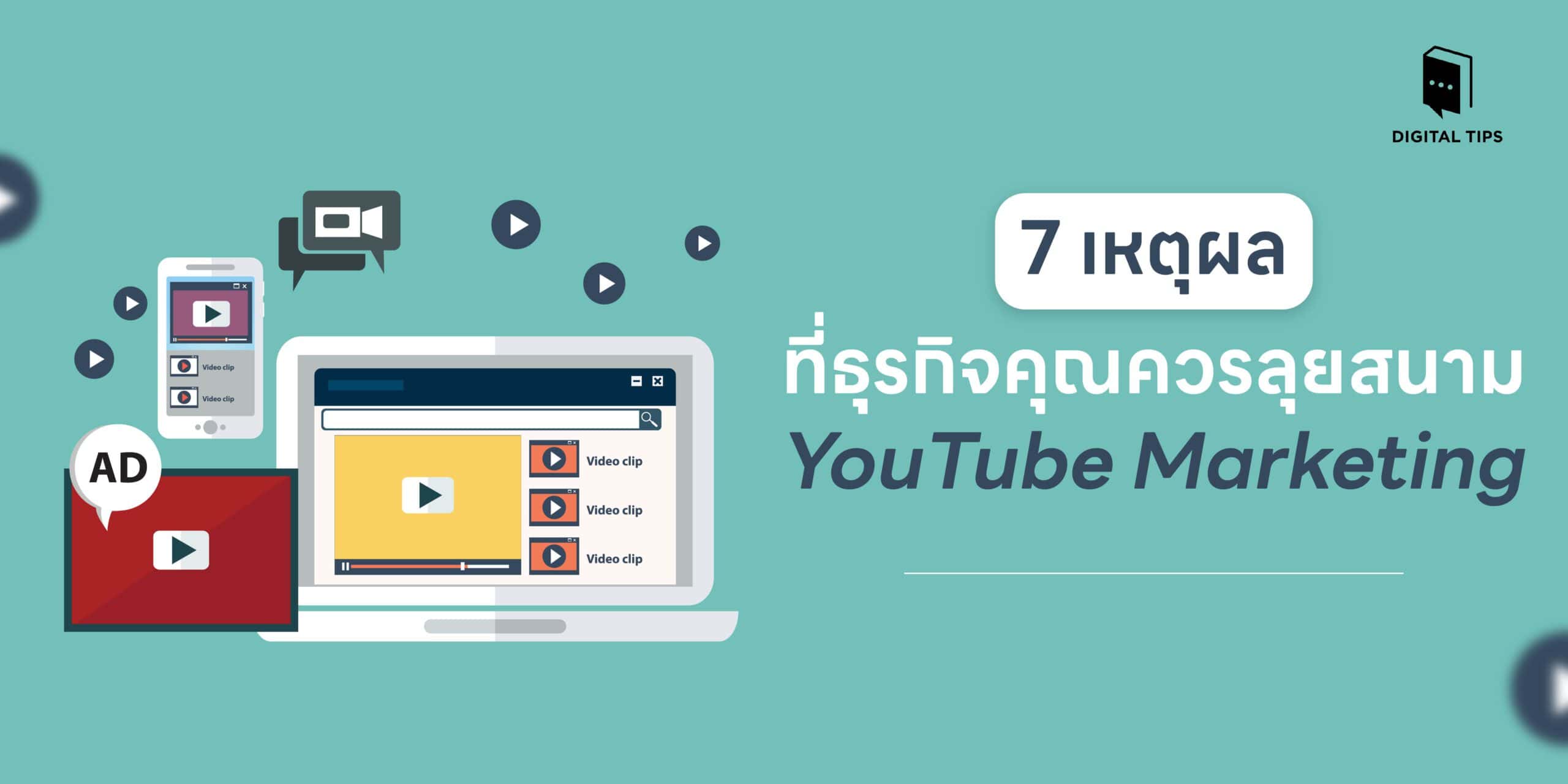 ความสำคัญและบทบาทของโฆษณา YouTube ในการตลาดออนไลน์
