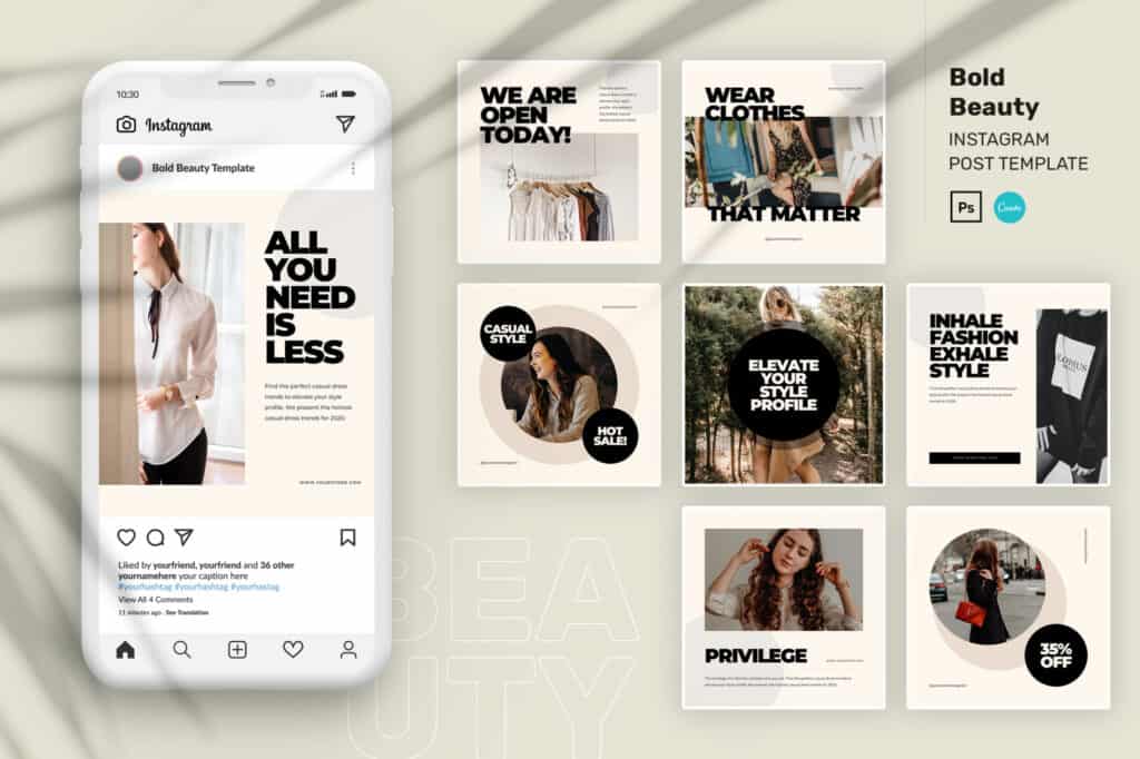 Fashion Business Instagram Post