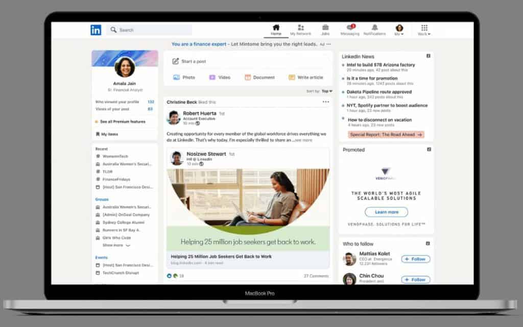LinkedIn-หางาน-Marketing