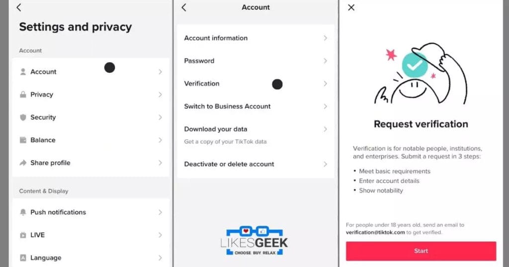 ขั้นตอนขอ-TikTok-Verified