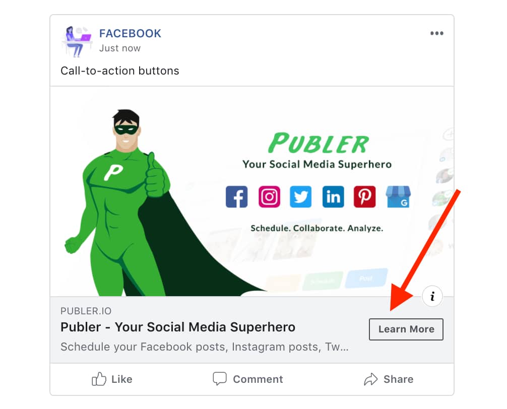 Facebook CTA
