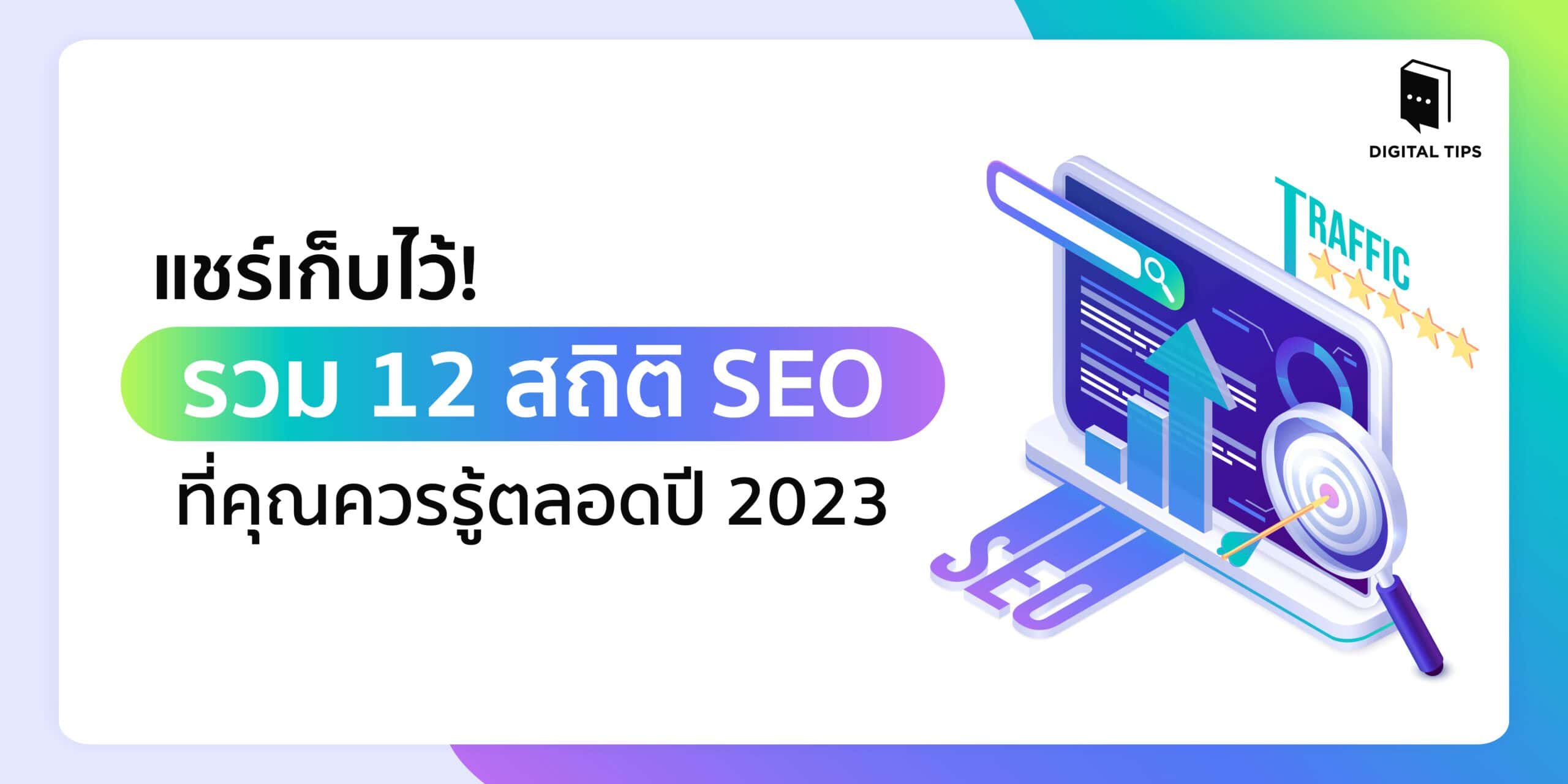 แชร์เก็บไว้! รวม 12 สถิติ SEO ที่คุณควรรู้ตลอดปี 2023