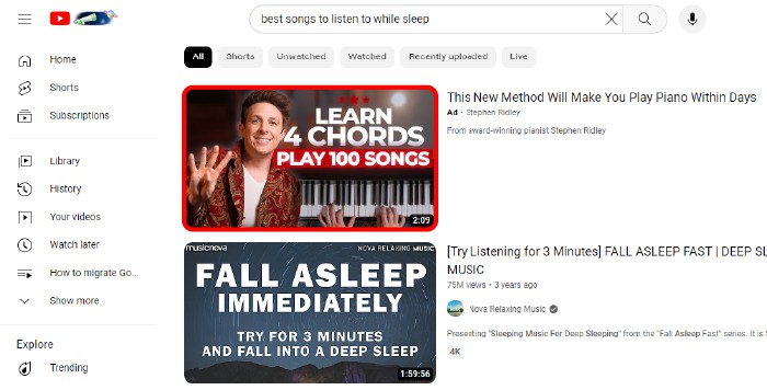 In-feed video ads