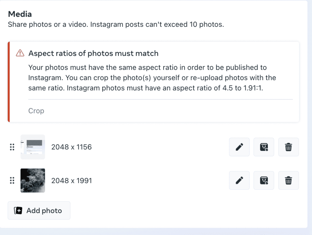 Photo Ratio_Overview_ตั้งเวลาโพสต์ Meta