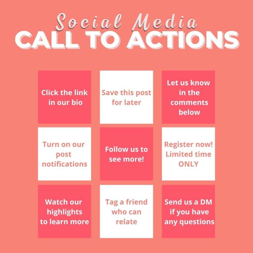 Social Media CTA