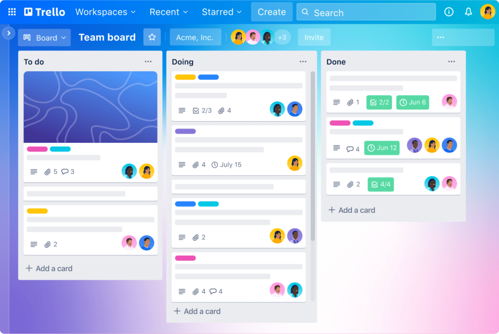 Trello_Digital Marketing Tools