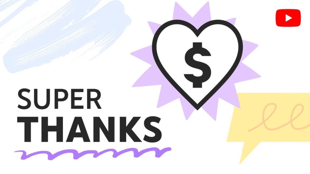 YouTube Super Thanks
