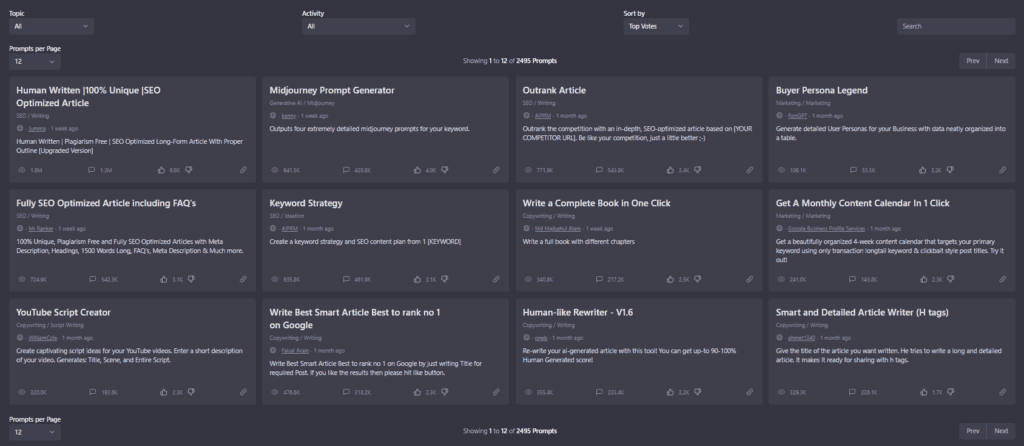 AIPRM Chrome Extension