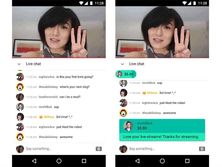 ปักหมุดแชต Super Chat
