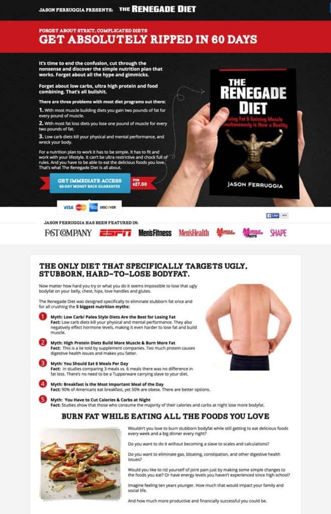 Long-form Sale Page