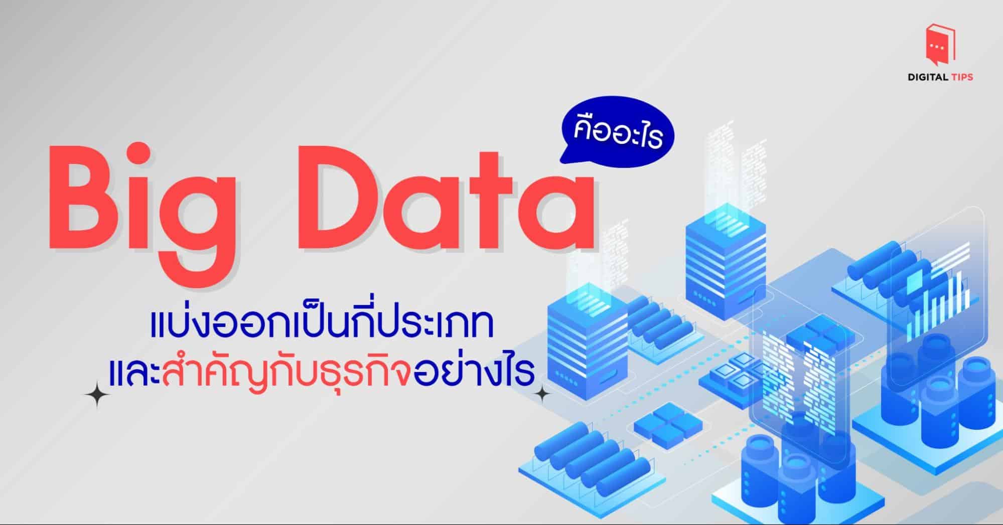 Big Data คืออะไร แบ่งออกเป็นกี่ประเภท และสำคัญกับธุรกิจอย่างไร