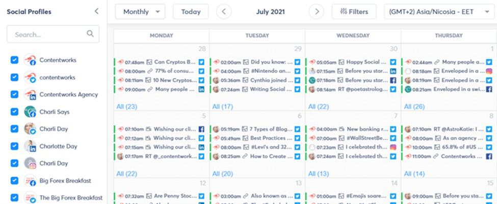 Multiple Facebook Pages