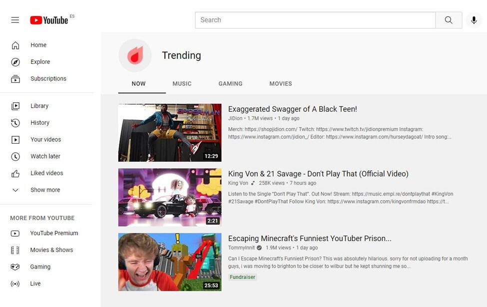 YouTube Video Trends