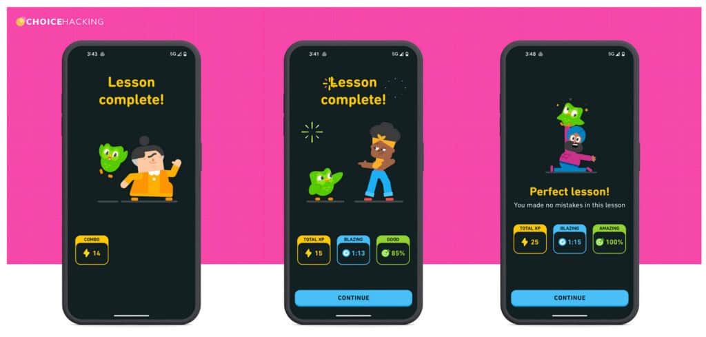แอป Duolingo มอบรางวัลให้กับผู้เรียนที่เรียนจบในแต่ละหลักสูตร