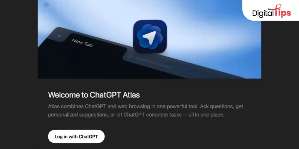 สามารถล็อกอิน ChatGPT Atlas ด้วยบัญชี ChatGPT ได้เลย