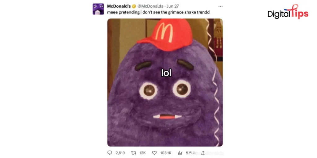 ตัวอย่างการทำ Social Listening จากแบรนด์ McDonald’s